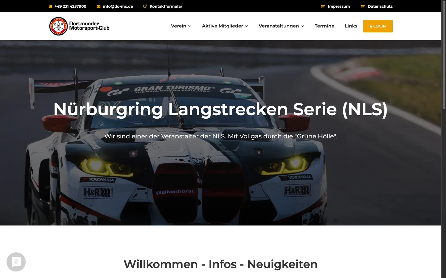 Screenshot der Website DO-MC